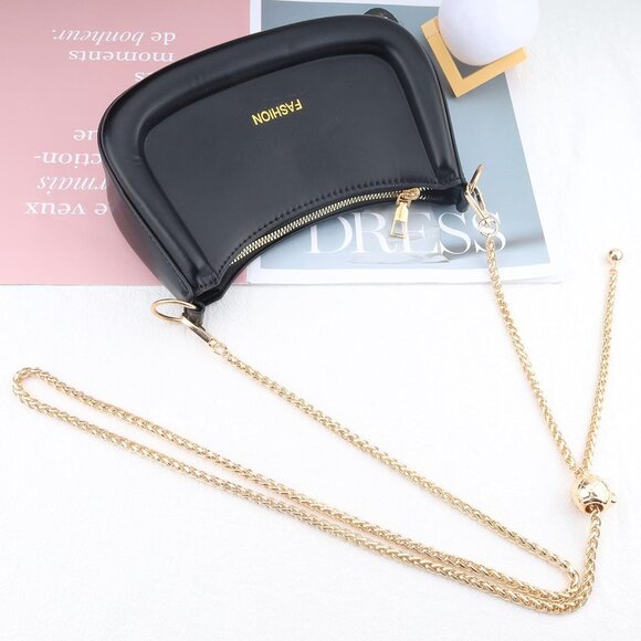 51-Inch Gold Metal Chain Strap - Adjustable for Shoulder & Crossbody Bags - Picture 5 of 6